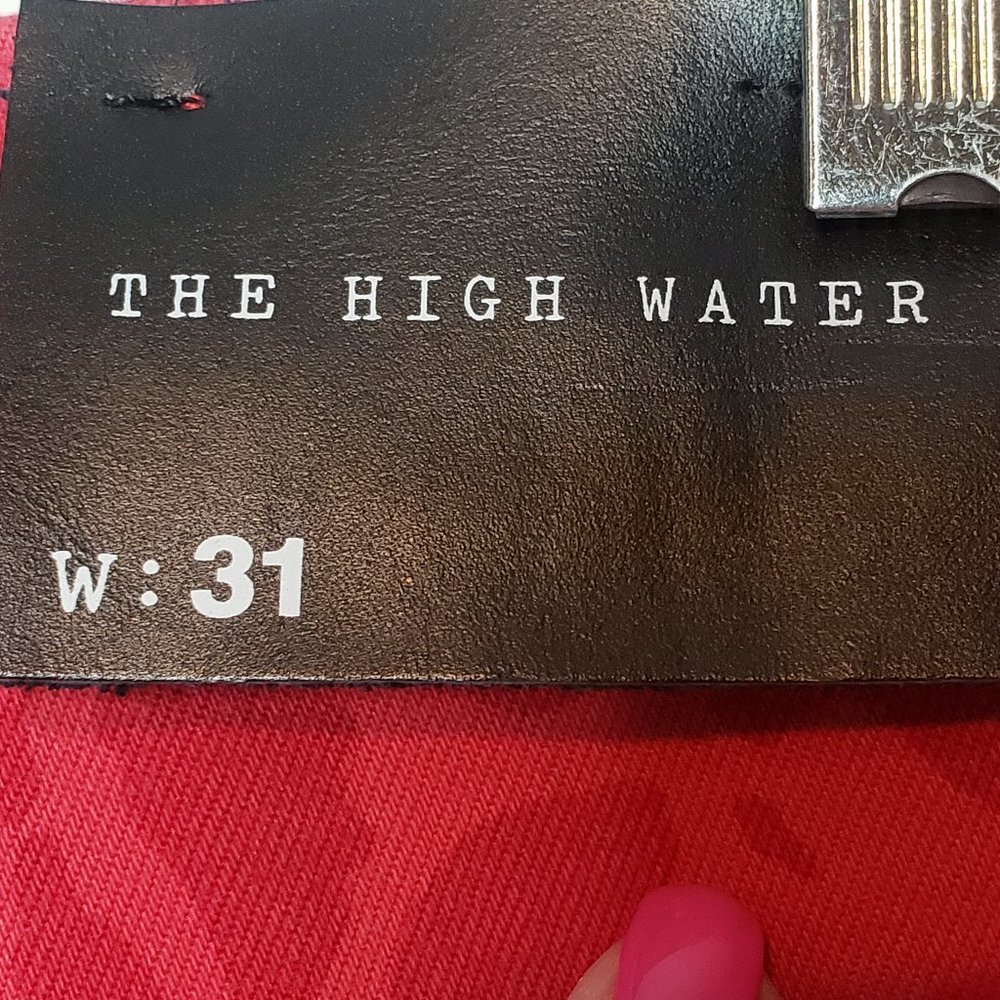 Joe's The High Water Red Leopard Jeans - Picture 9 of 14